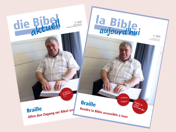 Bibel aktuell Braille 2025 mockup