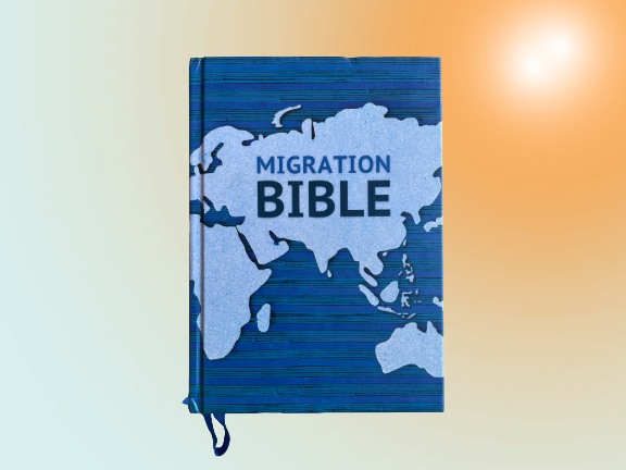 Migration Bible, American Bible society in cooperation with United Bible Societies