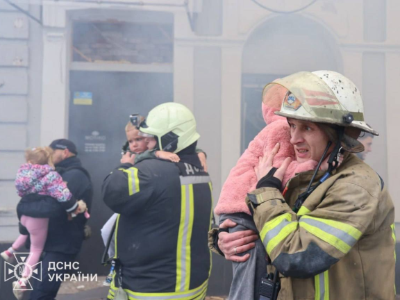 Zerstörter Kindergarten in Charkiw 2025
