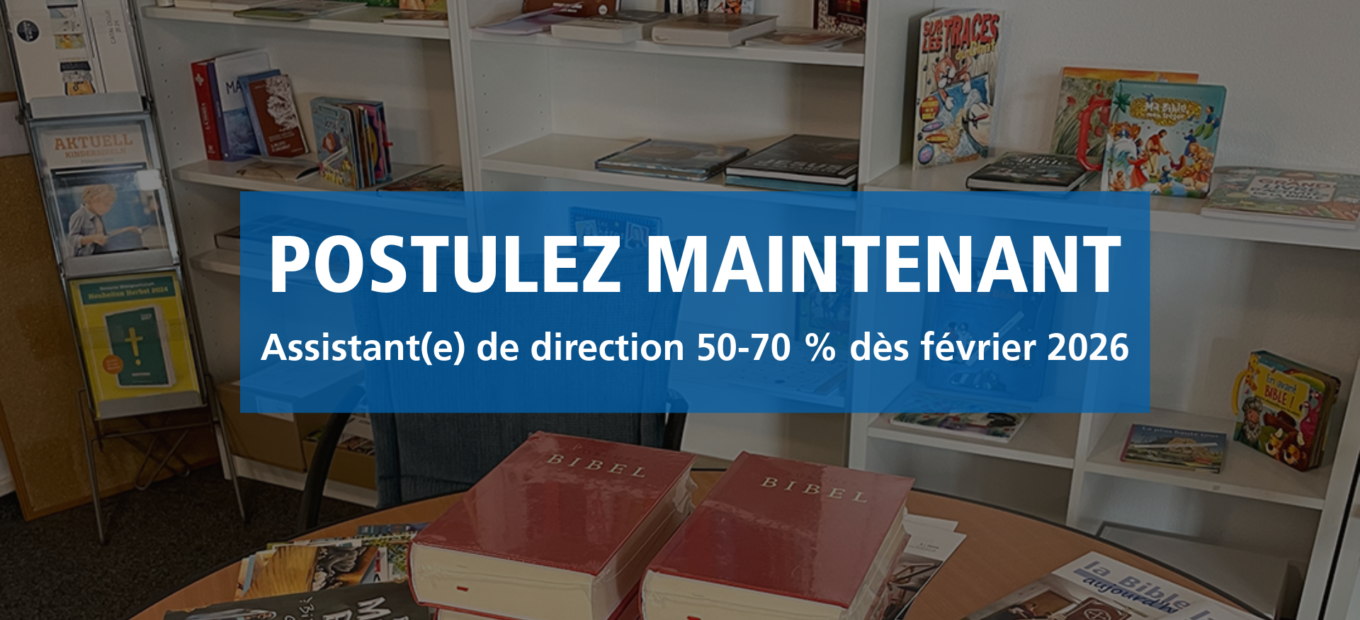 Postule dès maintenant pour un poste d'assistant(e) de direction à 50-70 % à partir de février 2026.